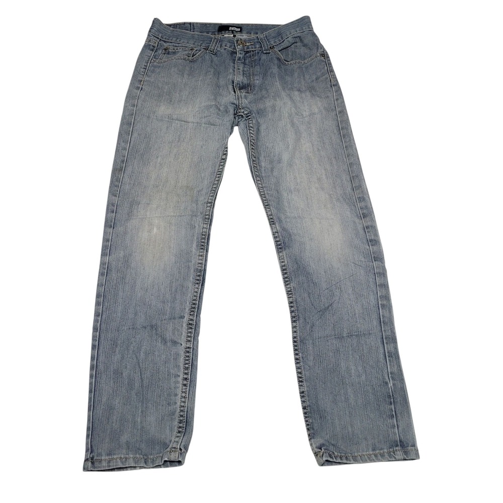 Hype Mens Jeans Size 32x30 Blue Wash‎ Straight Leg Denim Pants Casual